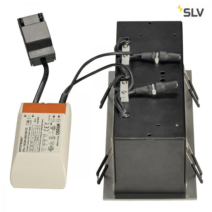 Kadux 3 Set, LED, alu gebürstet
