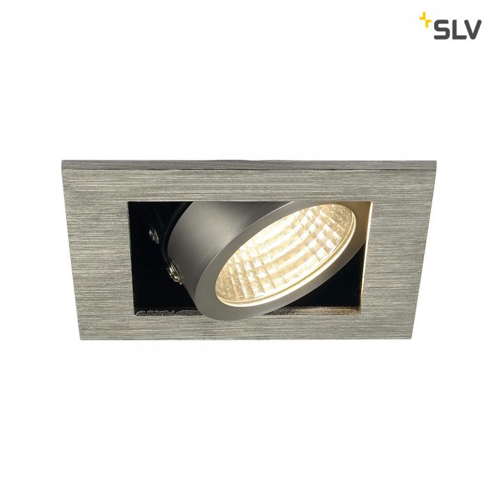 Kadux 1 Set, LED, aluminium gebürstet