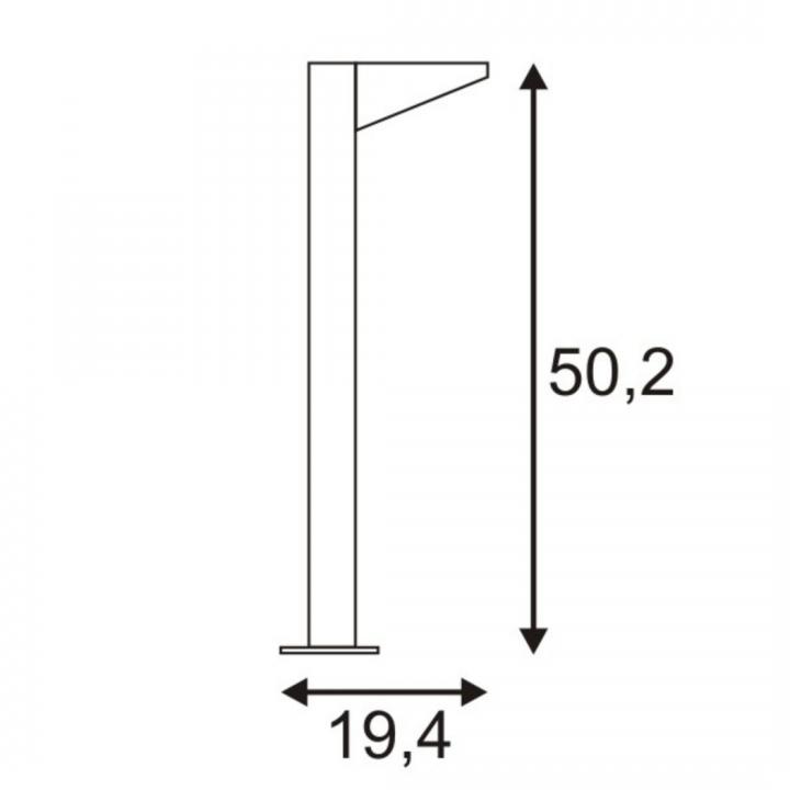 Iperi 50 LED Stehleuchte, weiß