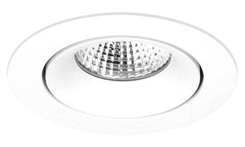 Etage LED deep rund tiltable, weiß