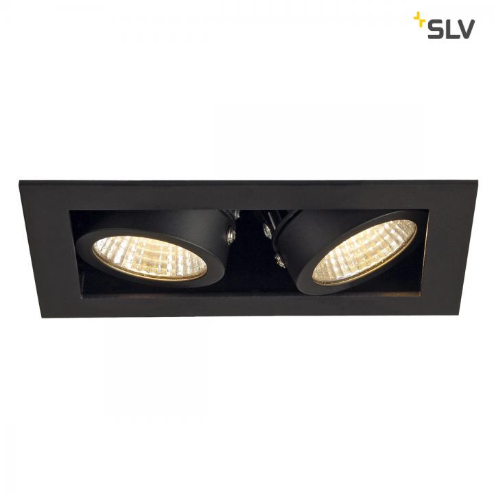 Kadux 2 Set, LED,schwarz