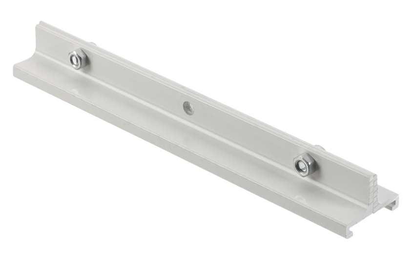 Stoßstellenverbinder alu eloxiert Global Pro, weiß
