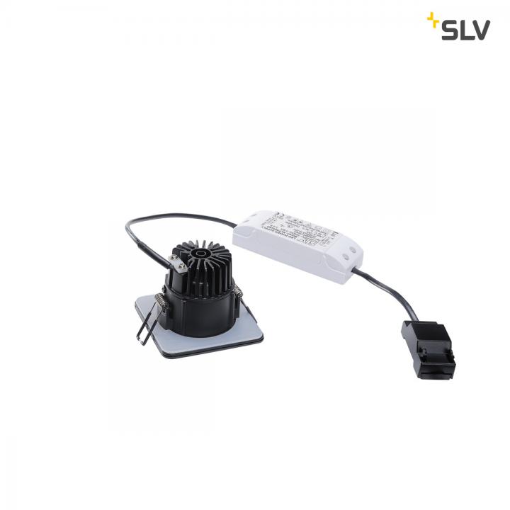 Patta-F LED quadratisch,schwarz