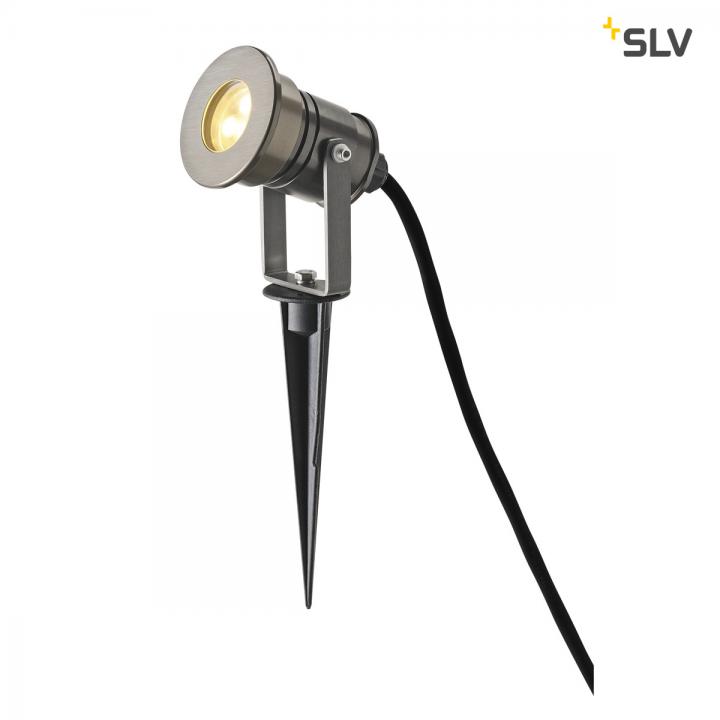 Dasar Projector 230V LED, alu eloxiert