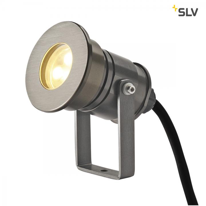 Dasar Projector 230V LED, alu eloxiert