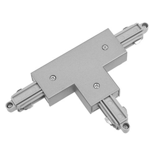 T-Verbinder 1-Phasen Aufbau Stromschiene silbergrau
