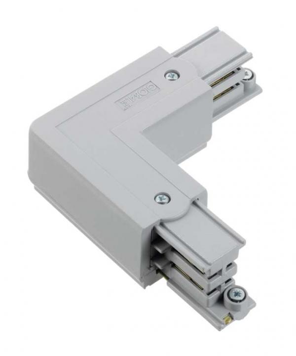 Global Pro L-Verbinder Erdung innen, grau