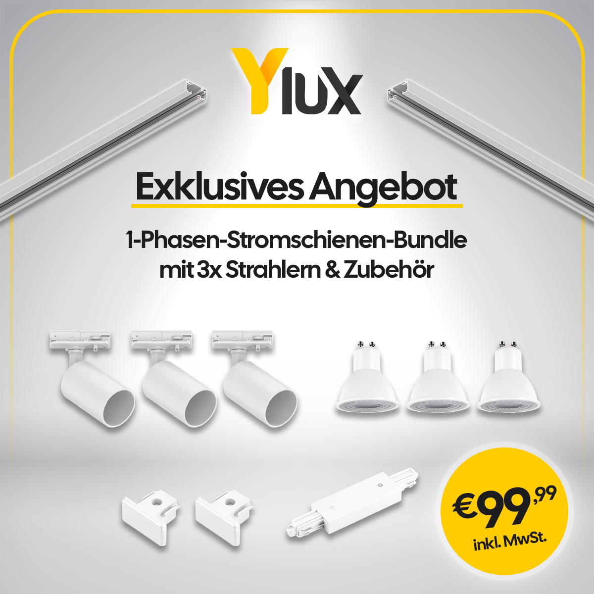 SLV-Schienen Tevo-Set
