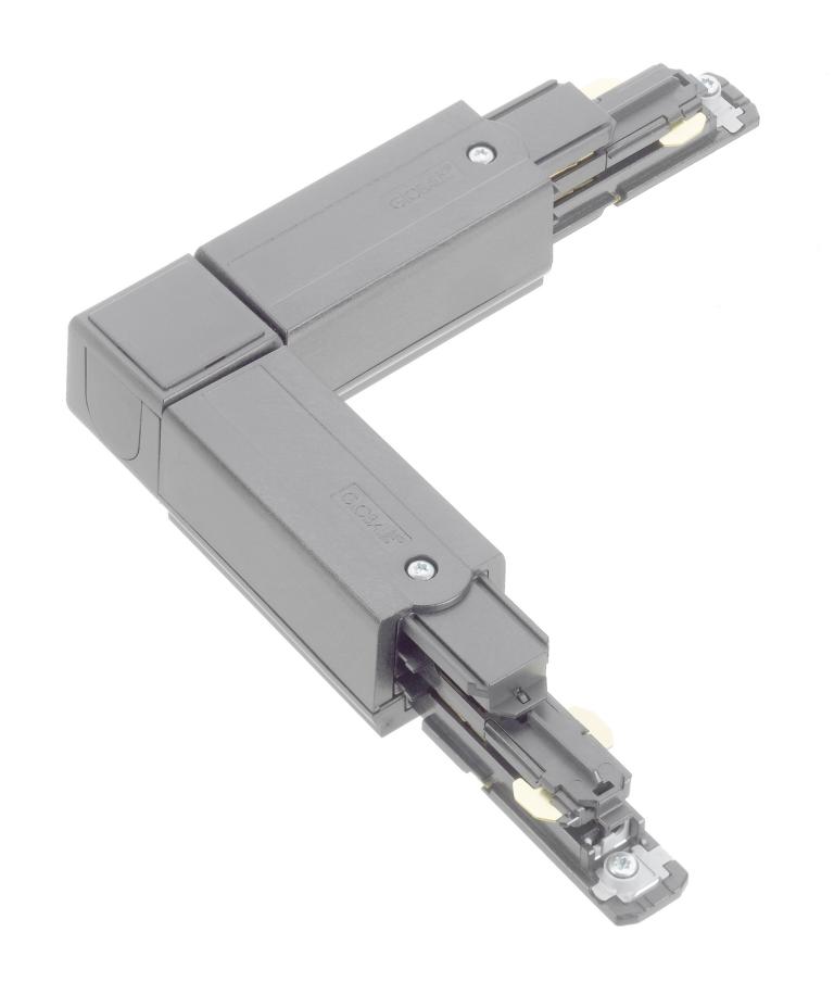 Global Trac Pulse L-Verbinder grau