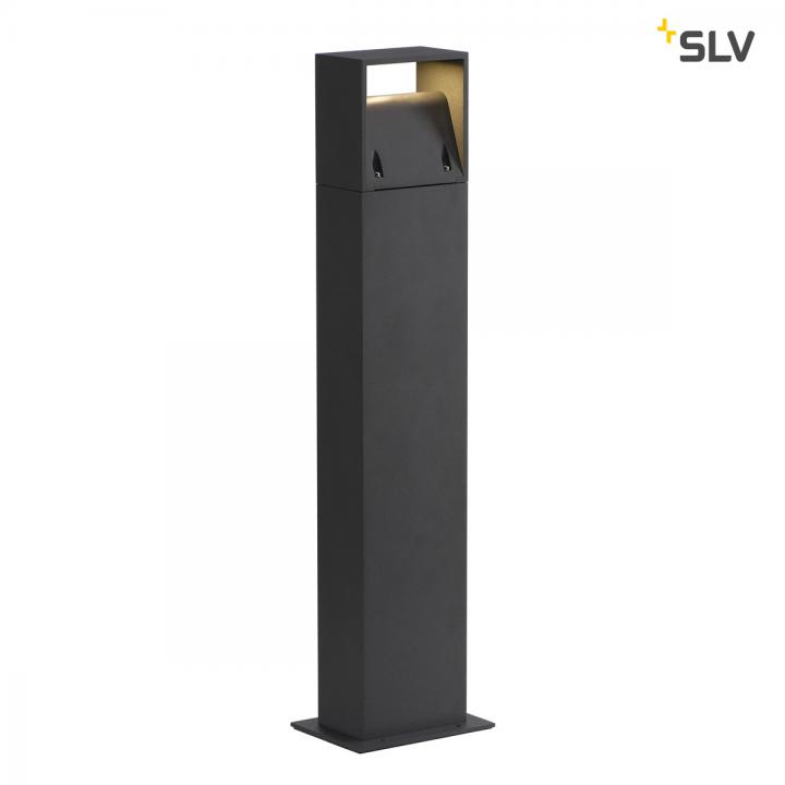 Logs 70 LED Stehleuchte, silbergrau