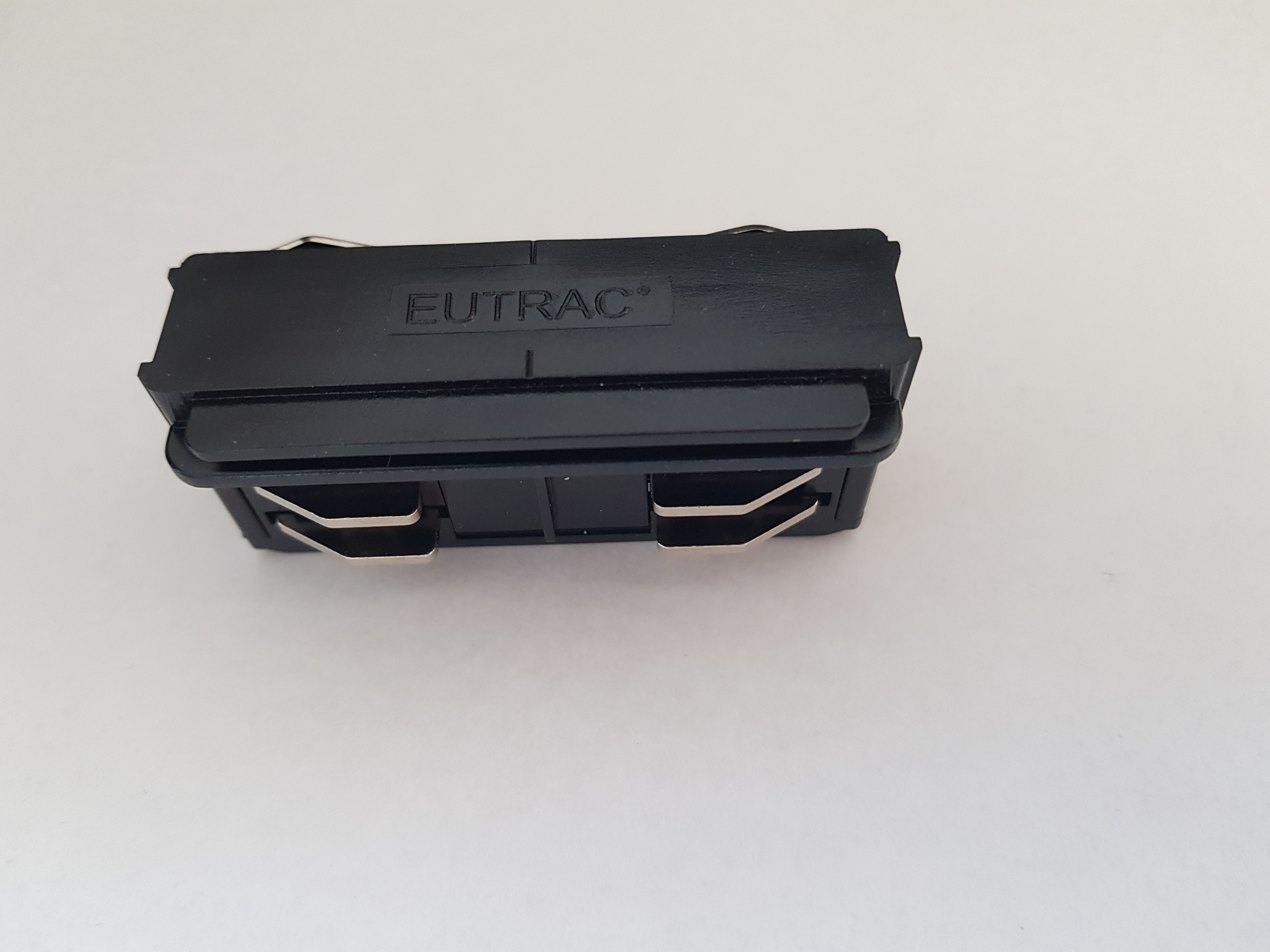 Eutrac Längsverbinder elektrisch für 3-Phasen Aufbau schwarz