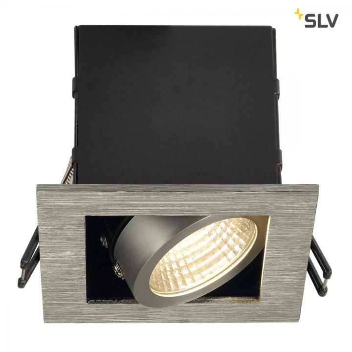 Kadux 1 Set, LED, aluminium gebürstet