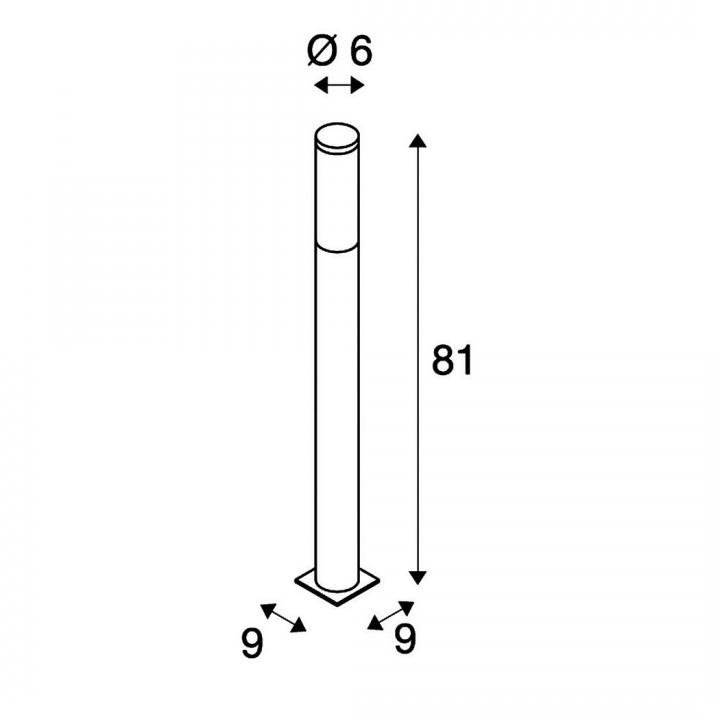 Big Nails 81cm Standleuchte, Bild 1