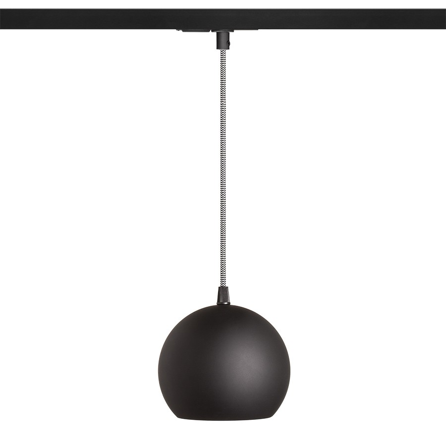 COPA 1-Phasen Pendelleuchte schwarz/Glass