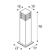 Rusty LED square