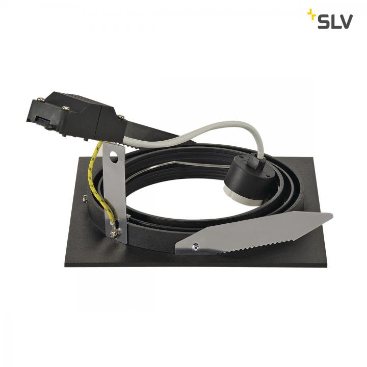 New Tria 1 QPAR111, quadratisch, schwarz