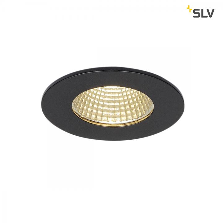 Patta-I LED, rund,schwarz