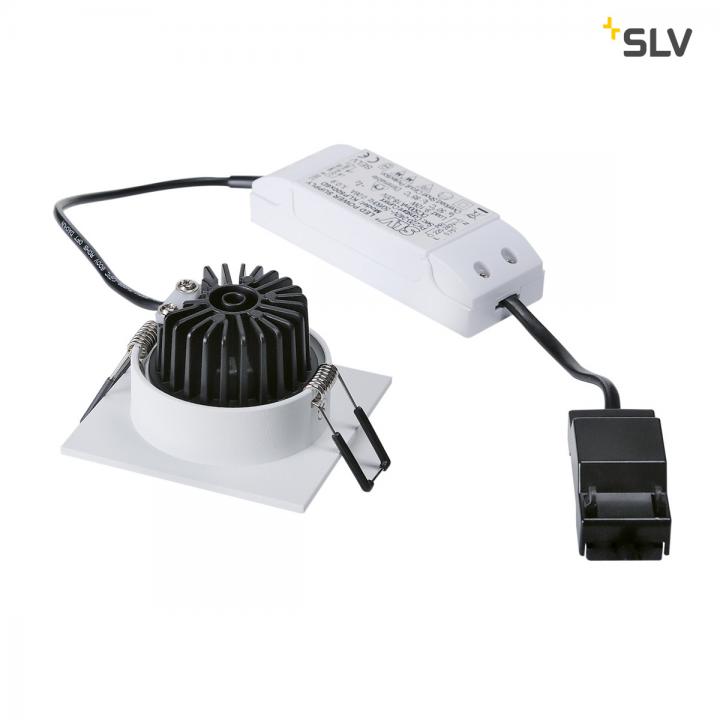 New Tria 68 LED quadratisch, weiß matt