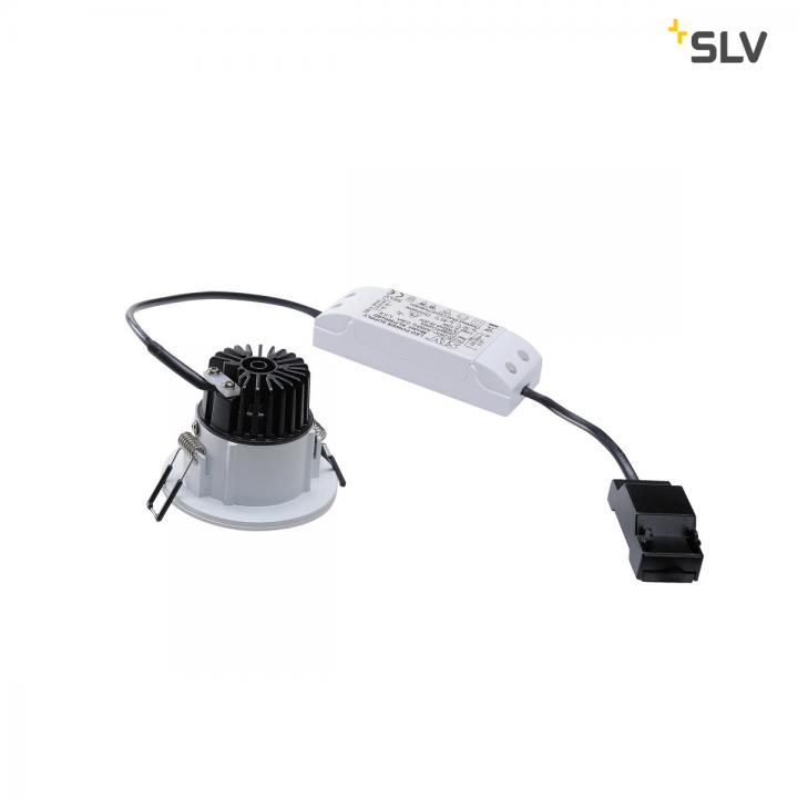 Patta-F LED, rund, schwarz