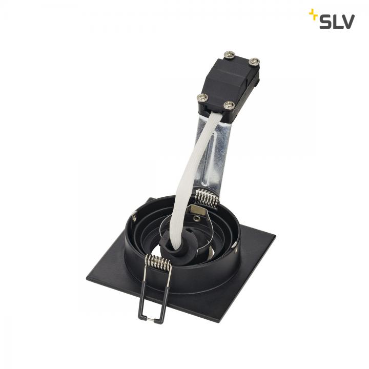 New Tria 1 QPAR51 quadratisch, schwarz
