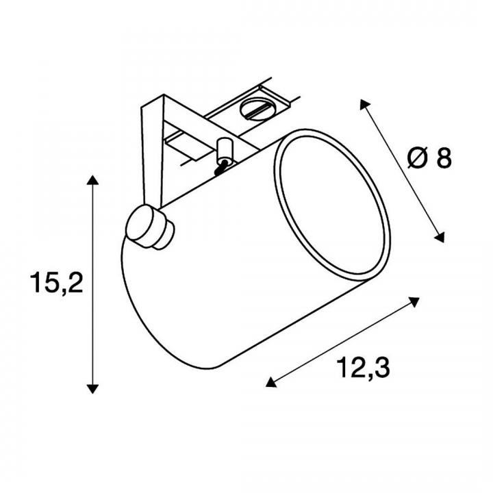 Euro Spot QPAR111 technische Zeichnung