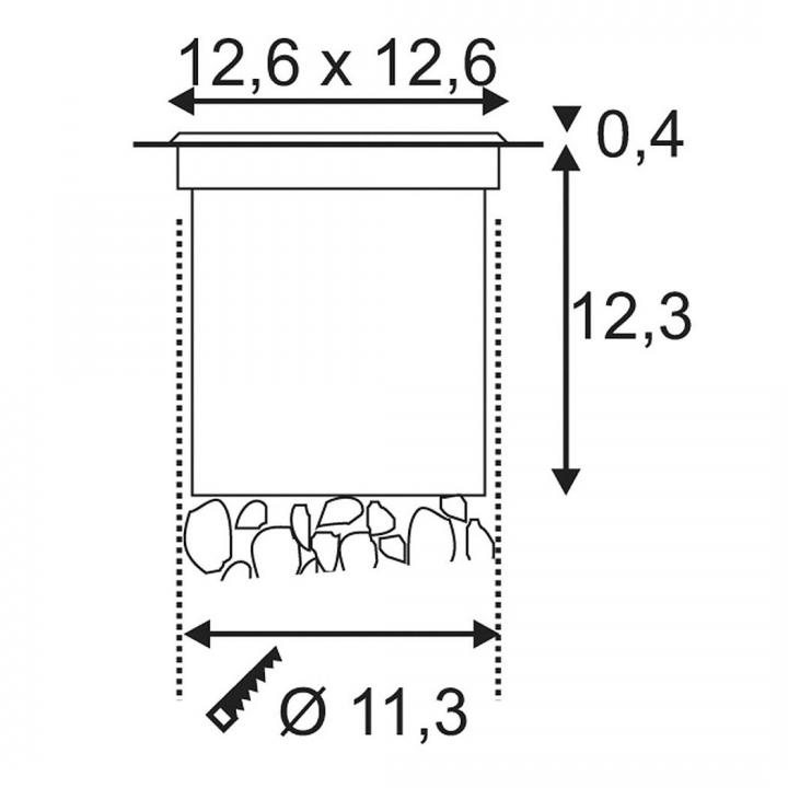 Rocci LED quadratisch, Bild 1
