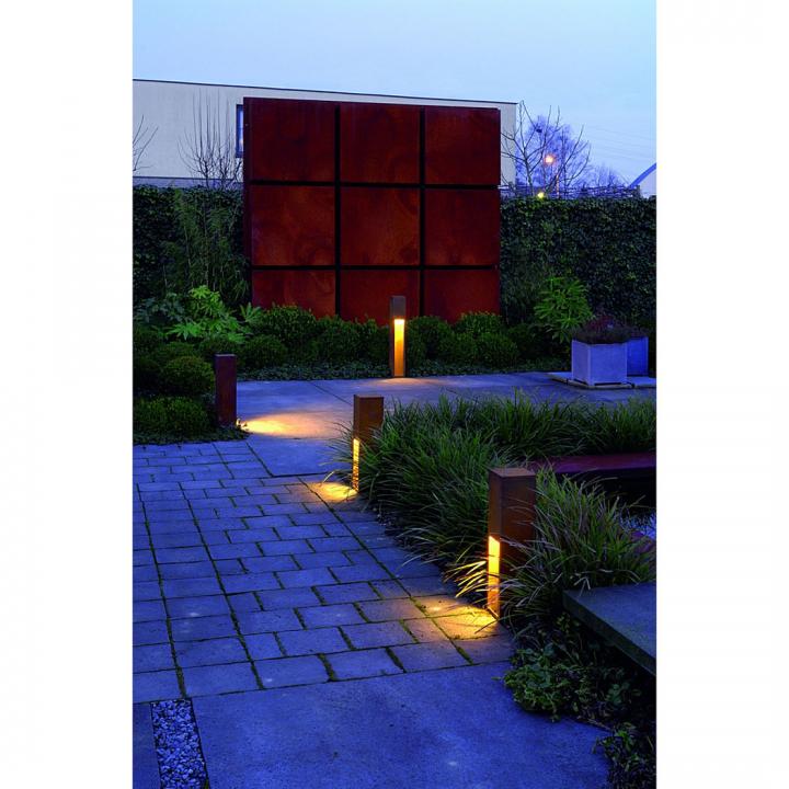 Rusty LED slot, stahl gerostet