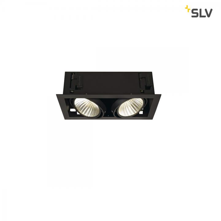 Kadux 2 Set, LED, 24,5W,schwarz