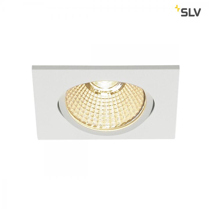 New Tria 68 LED quadratisch, weiß matt