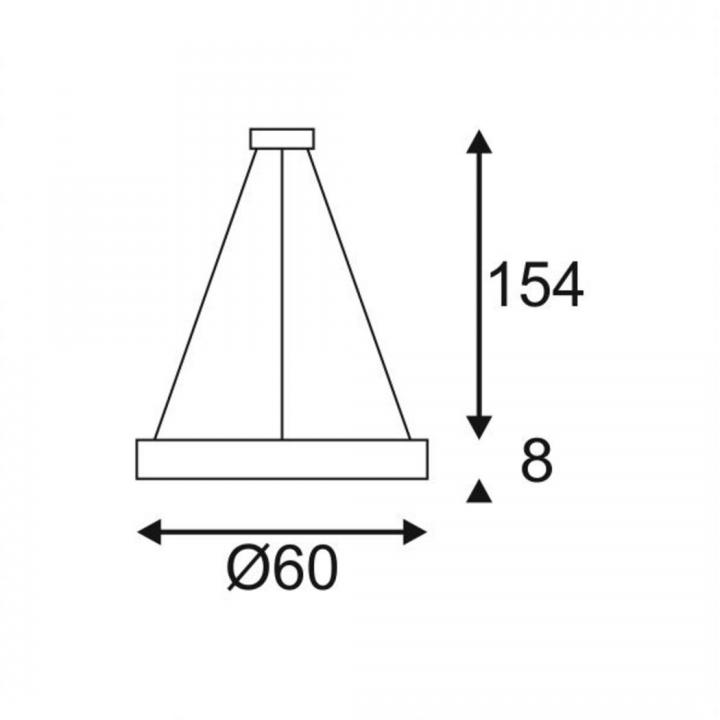 Medo Ring 60 LED, weiß