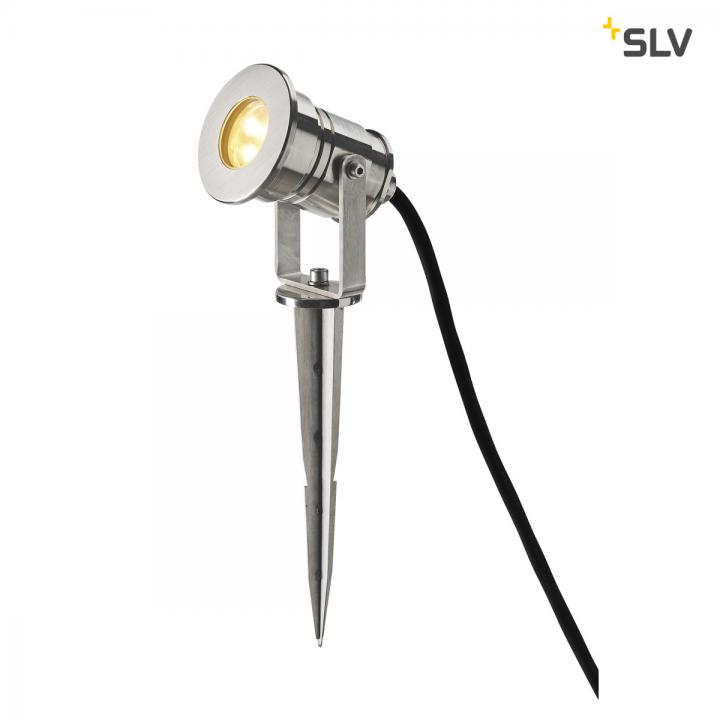 Dasar Projector 230V LED, alu eloxiert