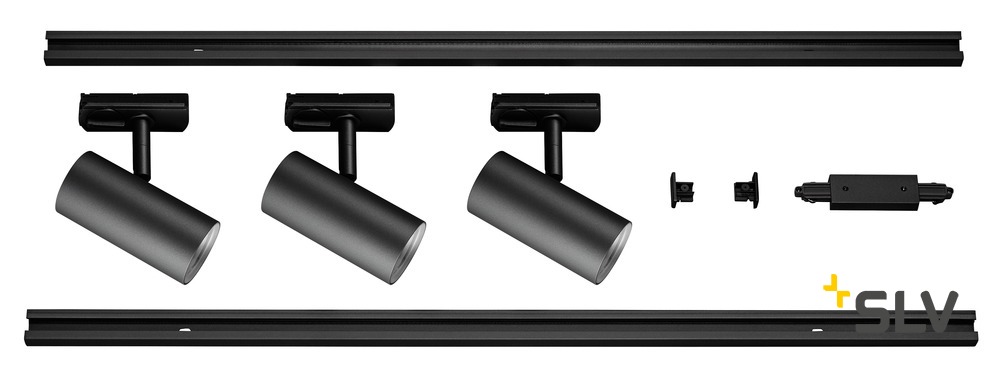 1-Phasen Hochvolt-Set Noblo Spot LED schwarz