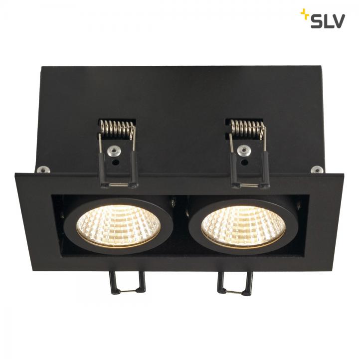 Kadux 2 Set, LED,schwarz