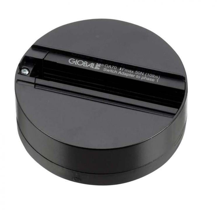 Global Punktauslass für 3-Phasen-Adapter schwarz