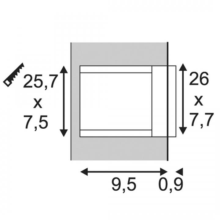Brick Mesh LED Wandleuchte, Bild 1