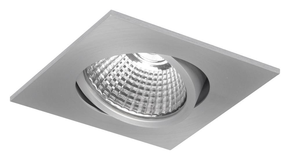 Smooth LED eckig tiltable 8,4W, weiß