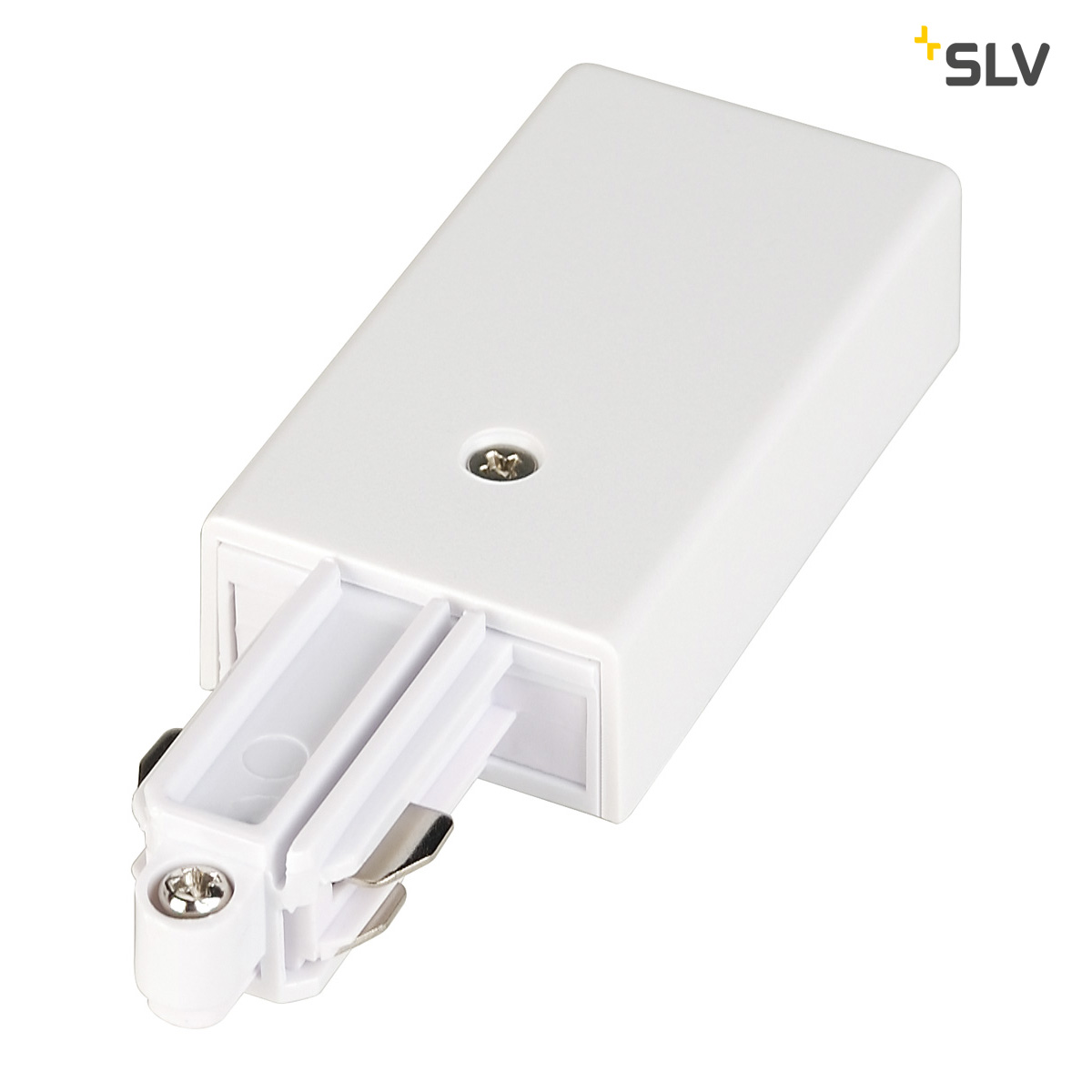 SLV Einspeiser für 1-Phasen-Stromschiene weiß rechts 143041