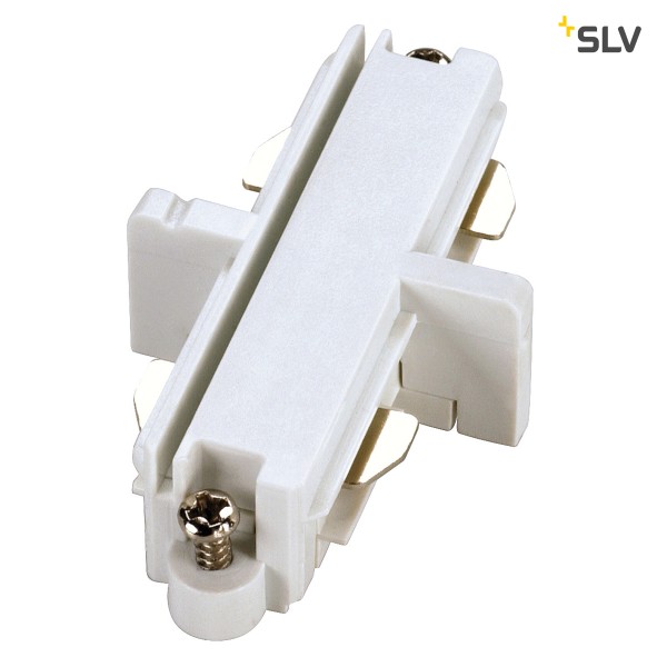 SLV elektrischer Längsverbinder weiß für 1-Phasen-Schiene